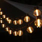 Solar Powered LED String Lights - 20 Bulb Waterproof Outdoor Decorative Lighting