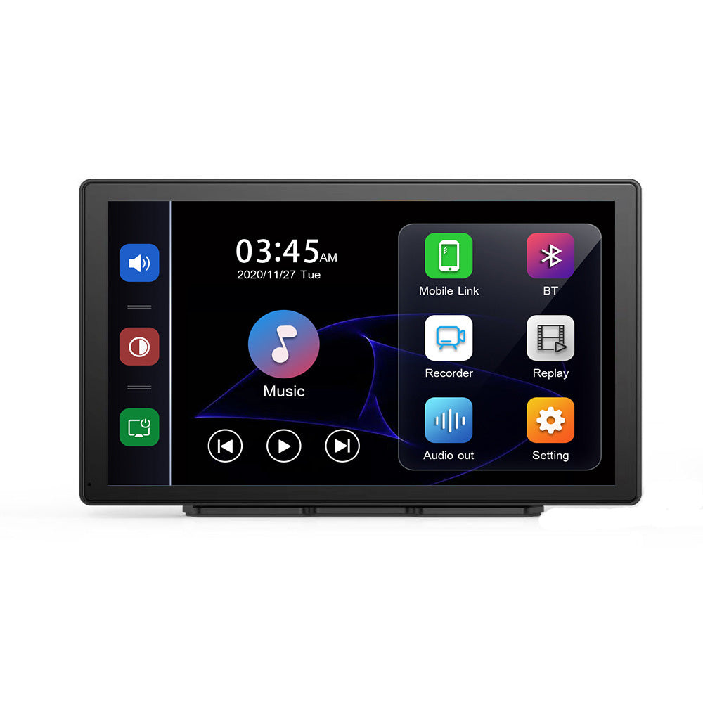 9 Inch CarPlay Screen for Car with 4K Dashcam Front Rear Camera 64GB TF Card