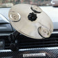 Mini Car Cymbal Air Vent Ornament Fun Drum Symbol for Dashboard Stress Relief Car Decor