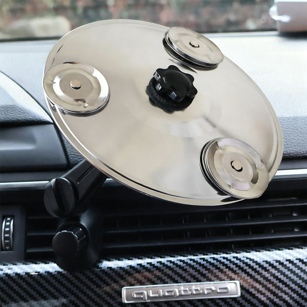 Mini Car Cymbal Air Vent Ornament Fun Drum Symbol for Dashboard Stress Relief Car Decor
