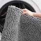 Extra Soft Absorbent Bathroom Rug Machine Washable Bath Mat for Bathroom Floor-Grey