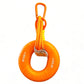 Silicone Grip Strength Ring Hand Exerciser Stress Relief Keychain