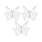 3Pcs Clear Acrylic Ball Stand for Display Rugby Basketball Football