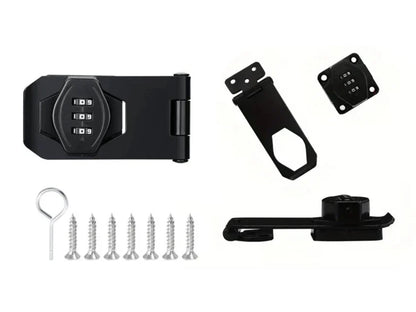 Twist Knob Keyless Cabinet Lock 3-Digit Password Combination Code Latch Lock