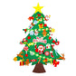 Felt Christmas Tree Set DIY Felt 41 Ornaments and LED String Lights