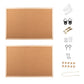 2Pcs Double Sided Hanging Display Message and Photo Boards