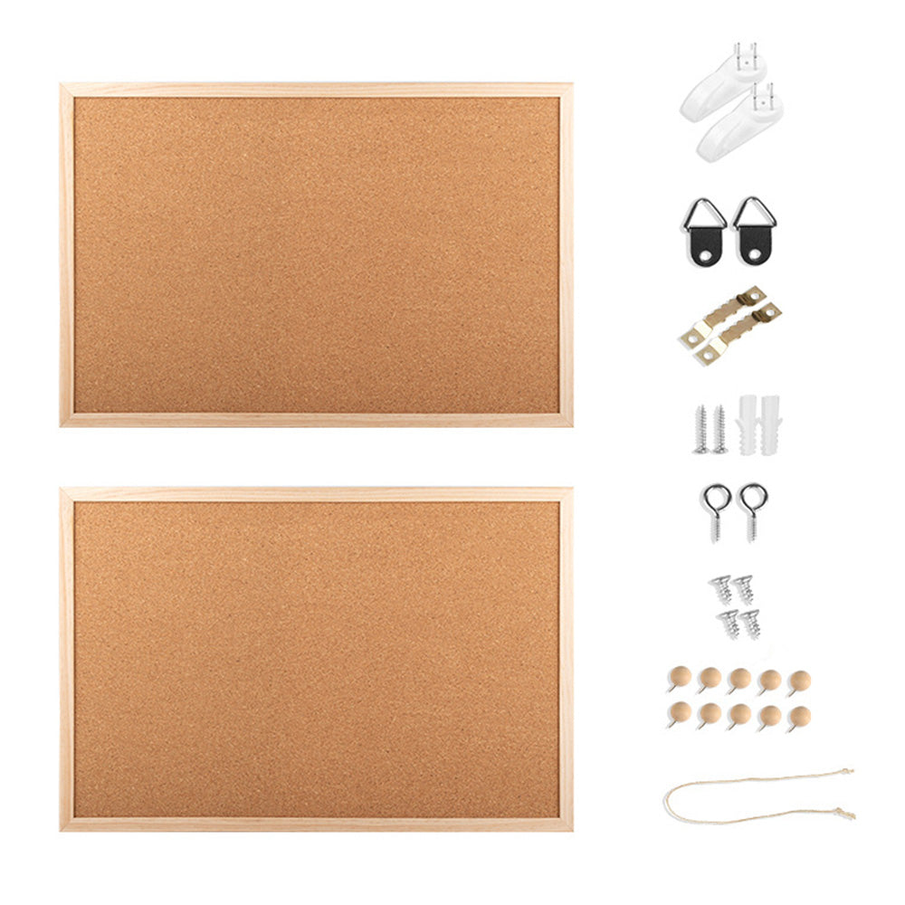 2Pcs Double Sided Hanging Display Message and Photo Boards
