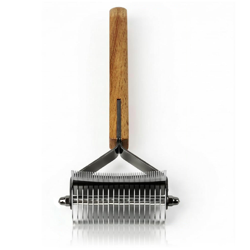 Pet Dematting Comb Double Sided Undercoat Rake for Long Hair Cats Dogs
