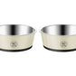 2L Stainless Steel Pet Feeding Bowl 25cm Non-Slip Dog Cat Food Water Bowl