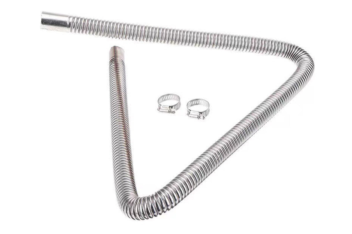 Parking Exhaust Pipe Stainless Steel 60-200 cm for Cars Trucks and Vans