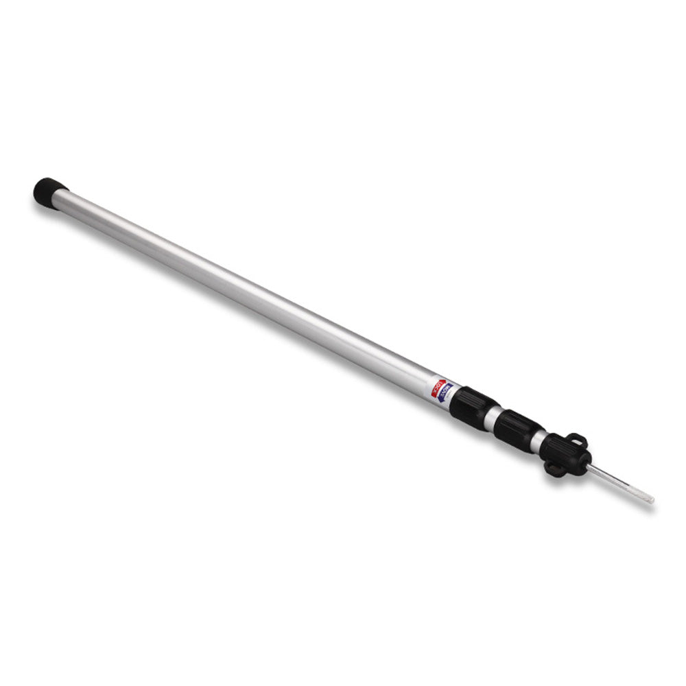 2 Pack Adjustable Aluminium Tarp Poles 09 to 23m Telescopic Camping