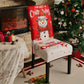 4Pcs Christmas Santa Chair Cover Decorations Xmas Chair Slipcover Creative Pattern