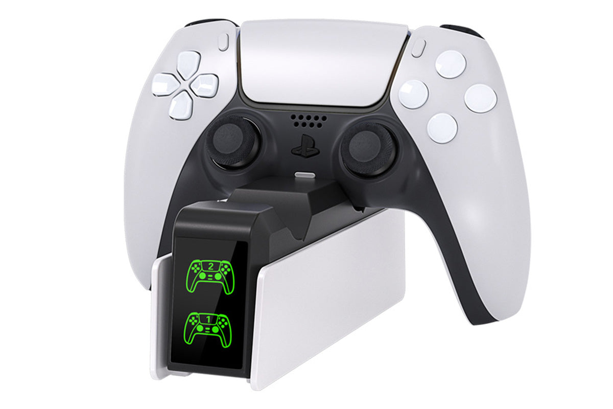 PS5 Controller Charging Station Dual Fast Charge Dock with LED Indicator