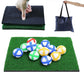 Double-Sided Golf Chipping Practice Mat for Indoor and Outdoor Use