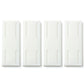 4PCS No-Drill Power Strip Holders Adhesive Wall Mount Socket Organizer