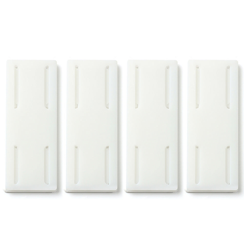 4PCS No-Drill Power Strip Holders Adhesive Wall Mount Socket Organizer