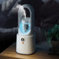 2 in 1 Leafless Desktop Humidifier Fan with Night Light for Office Bedroom