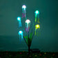 2pcs 6-Heads or 8 Heads Solar Jellyfish Stake Lights Outdoor Garden Path Decor Lights