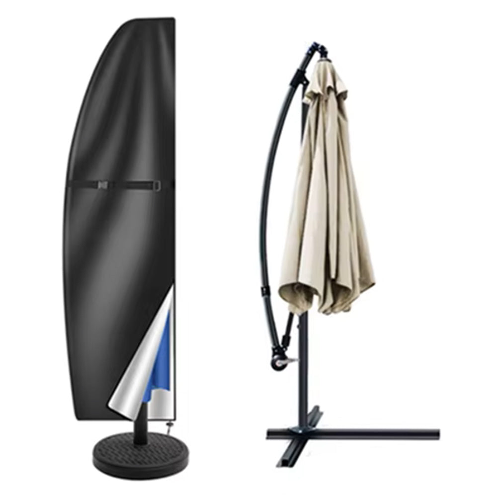 Banana Shape Outdoor Umbrella Cover for 11 to 13 Feet Umbrella