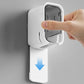 2Pcs Toothbrush Holders Wall Mounted Tooth Brush Holder with Cover for Shower