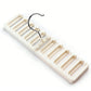 2Pcs Belt and Tie Hanger for Closet Organizer with 20 Hooks