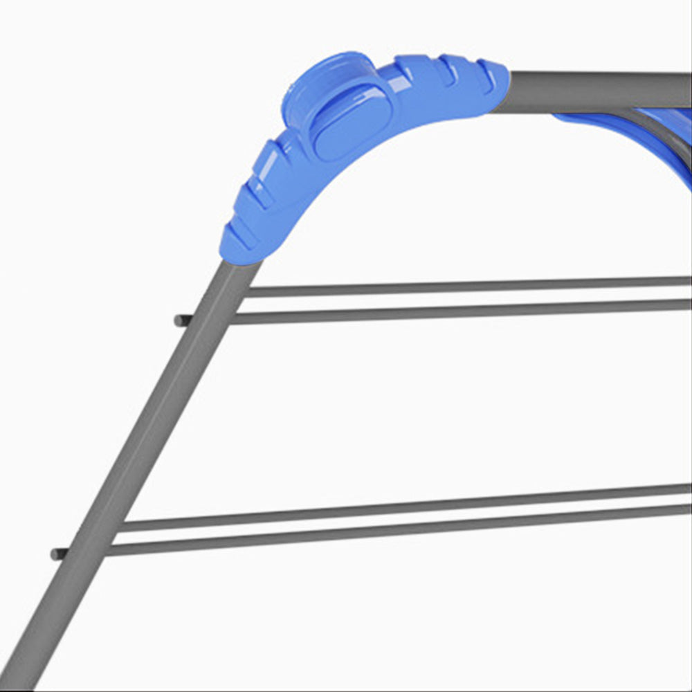 Triple Folding Clothes Drying Rack Space-Saving Portable Laundry Stand for Indoor Outdoor