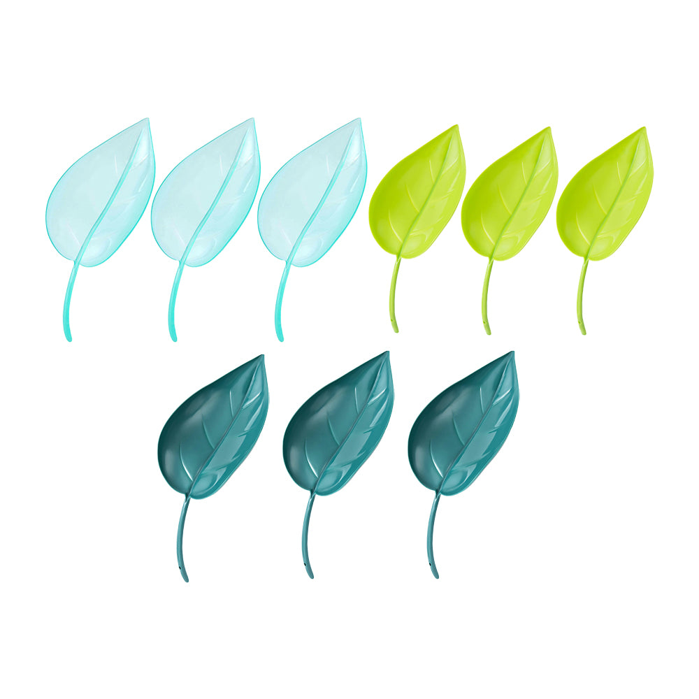 9Pcs Plant Pot Watering Funnel Color Leaf Plant Watering Devices Watering Spikes Plant Leaf Shape