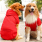 Warm Winter Pet Hoodie with Zipper Pockets