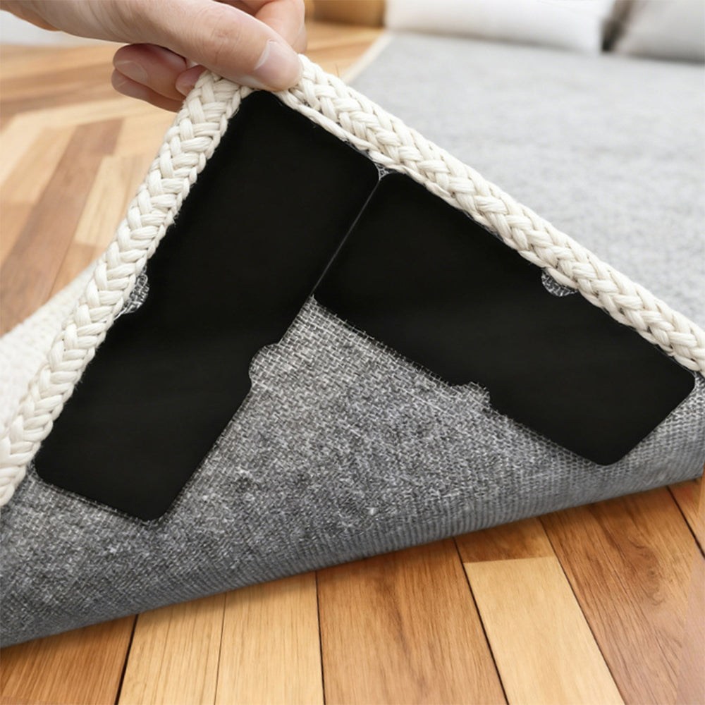 12 Pack Rug Non Slip Grippers Reusable Rug Tape