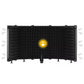 5 Panel Microphone Isolation Shield Vocal Booth Recording Sound Absorbing Foams