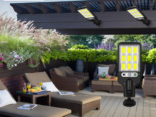 108COB Motion Sensor Solar Outdoor Street Lights