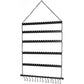 6 Layer Wall Mounted Earring Organizer for Studs Hoops Dangle Earrings and Necklaces