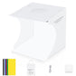Photo Light Tent with LED 6 Backdrops Foldable Photo Studio Light Box for Jewelry Watch