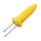 10 PCS Stainless Steel Corn Holders with Kernel Design Grip for BBQ