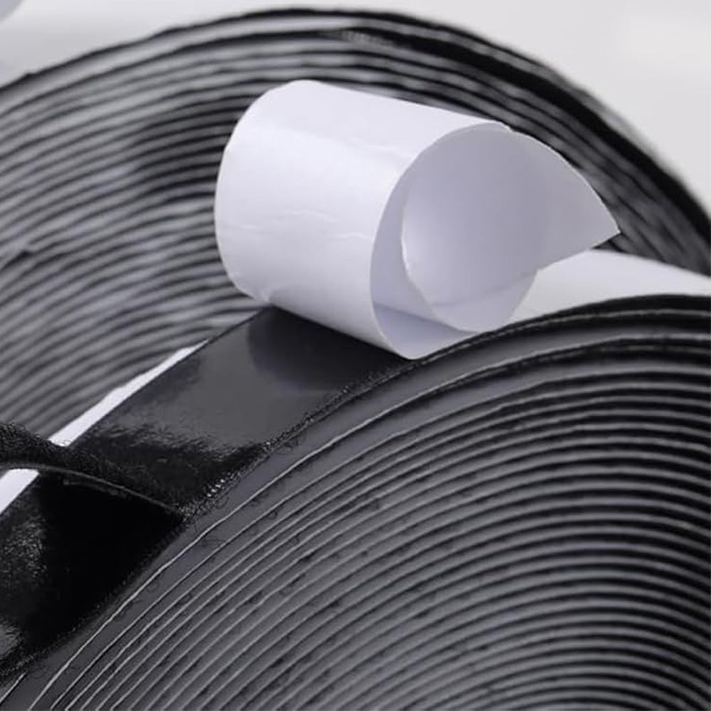 30Ft x 1 Inch Hook and Loop Strips with Adhesive 2 Rolls Heavy Duty Hook Loop Tape