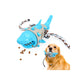 Dog Treat Dispensing Toy Shark Shaped Slow Feeder Toy for Indoor Outdoor Dogs Puppy