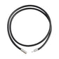 5Pcs 3mm Braided Necklace Cord Adjustable Rope with Copper Buckle for DIY Jewelry-Black