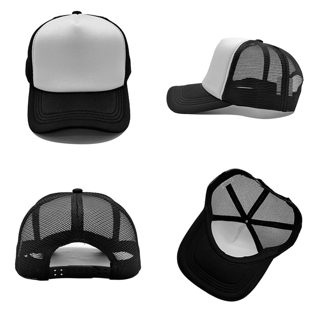 Comfortable Adjustable Baseball Cap with Breathable Mesh Trucker Hat for Outdoor