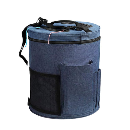 Portable Knitting Crochet Storage Bag with Shoulder Strap