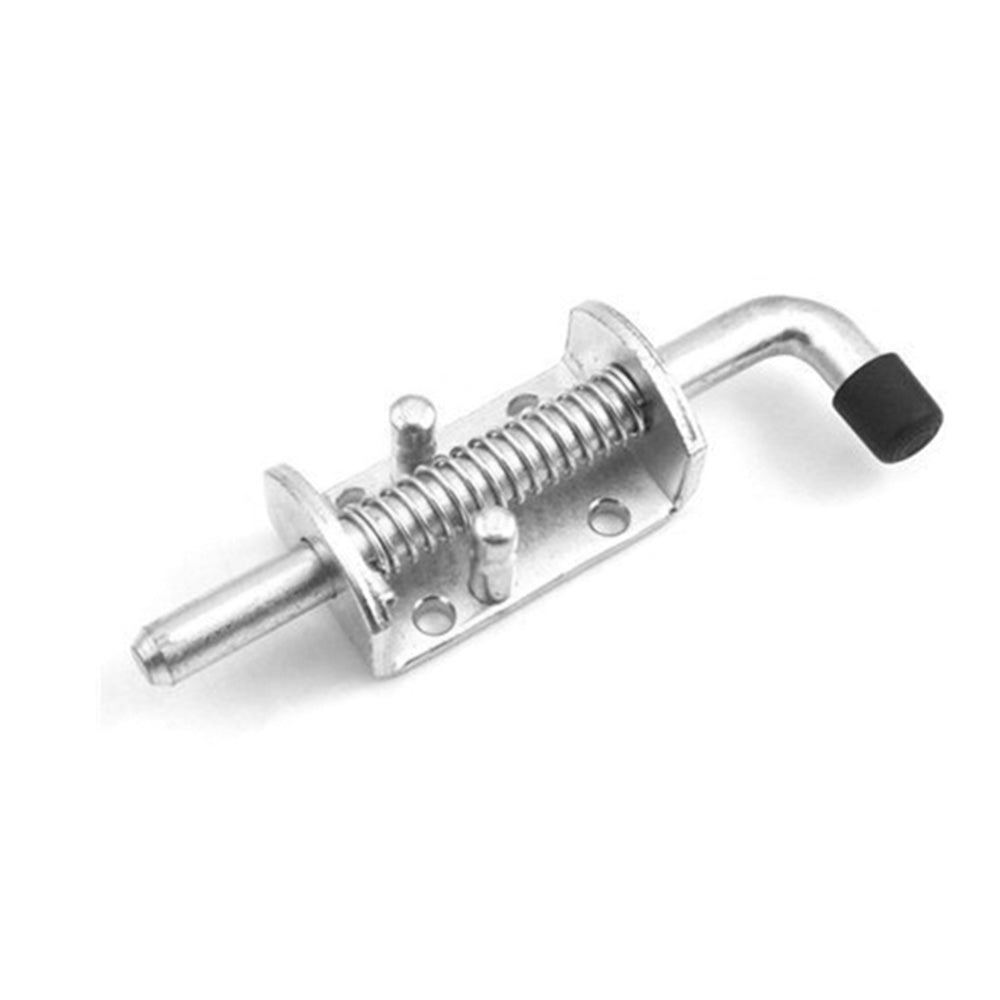 8 Pcs Galvanized Iron Spring Bolt Latches 1.2 cm Dia 16.5 cm Long