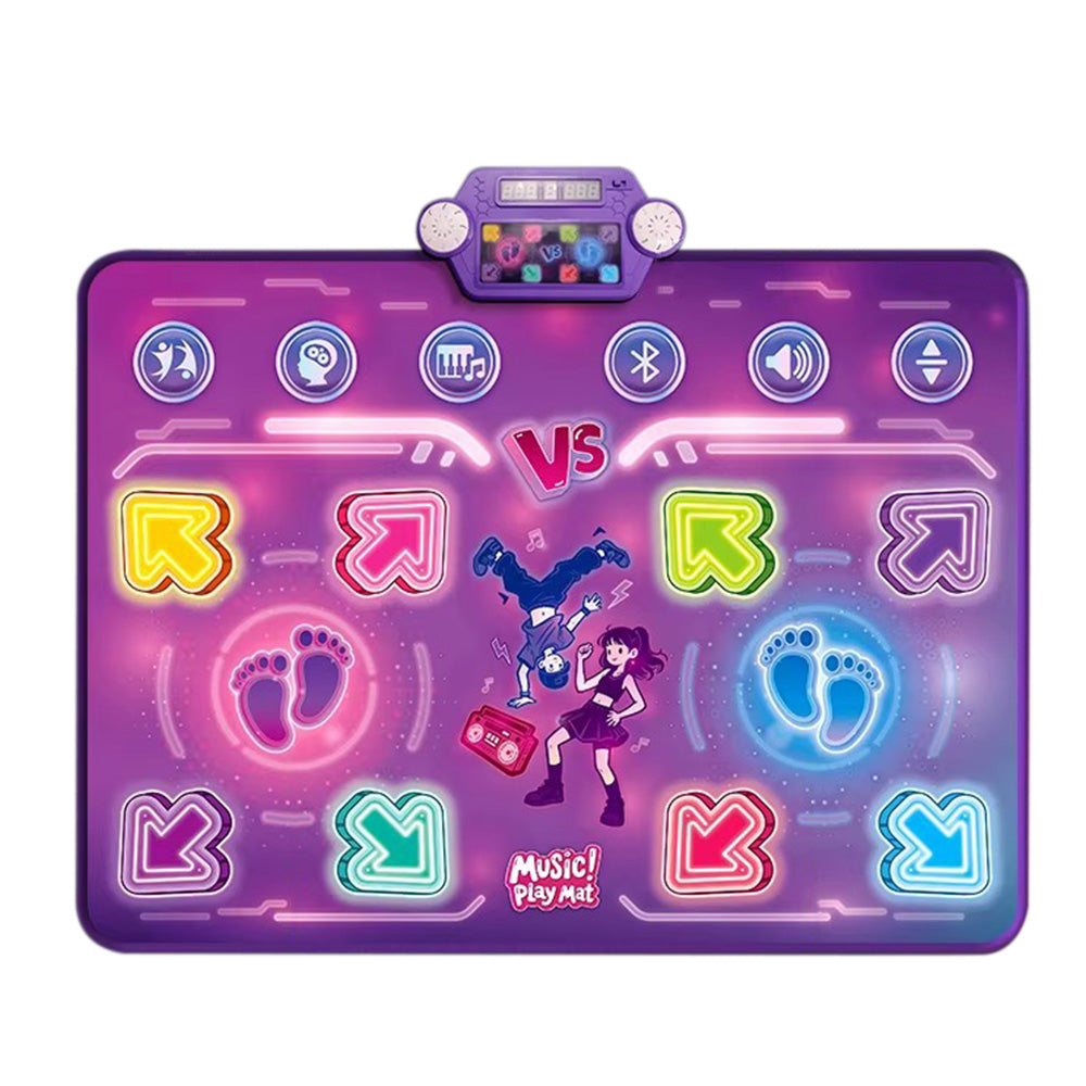 Rechargeable Dance Mat with 5 Modes Electronic Music Dance Pad for Living Room and Game Room