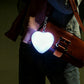 Touch Sensor LED Bag Hanging Light Heart Shape