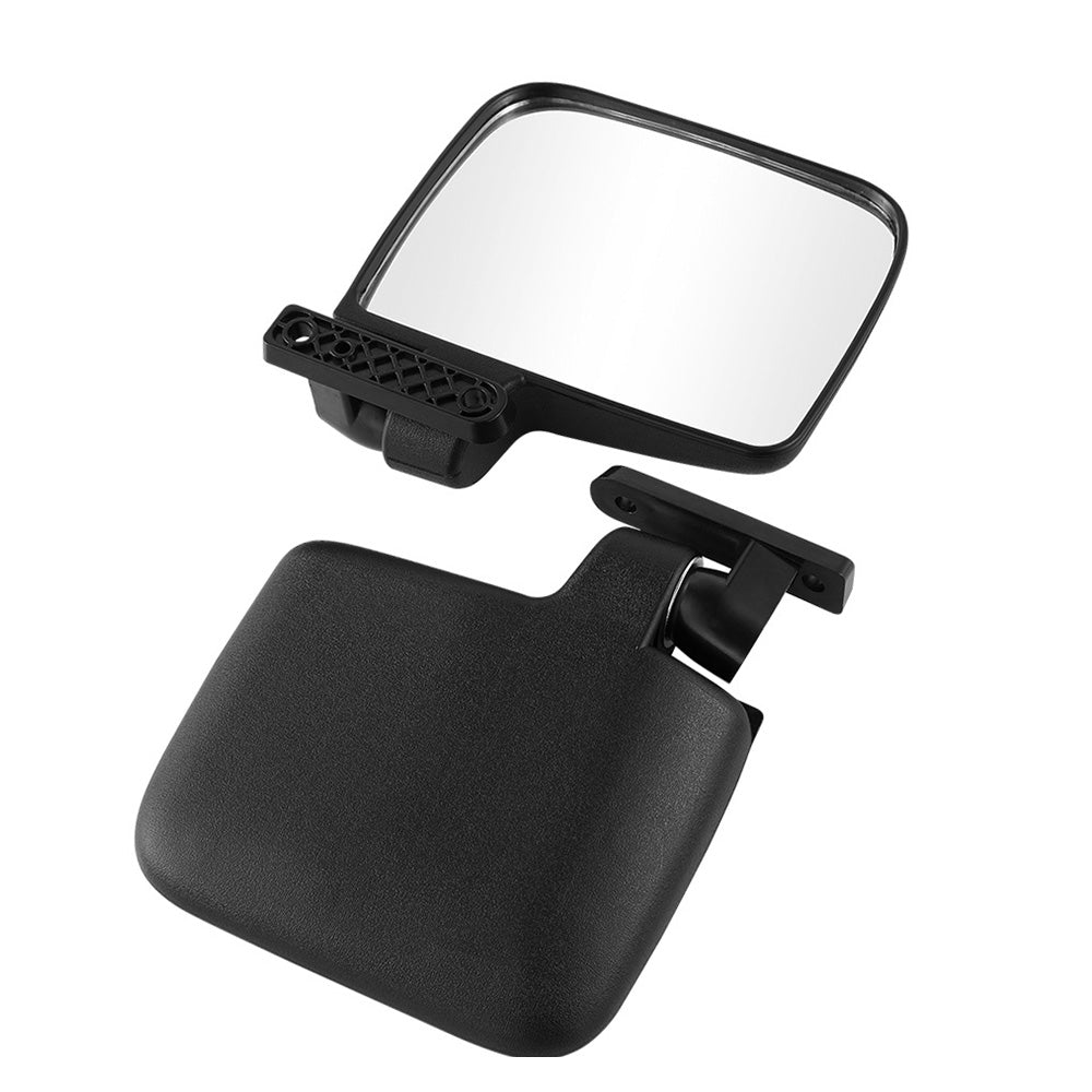 1 Pair Adjustable Golf Cart Universal Side Rear View Mirrors For Club EZGO Yamaha