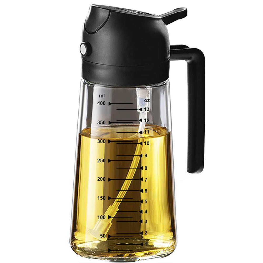 470ml Glass Oil Sprayer Bottle for Cooking Olive Oil Dispenser Kitchen Gadgets