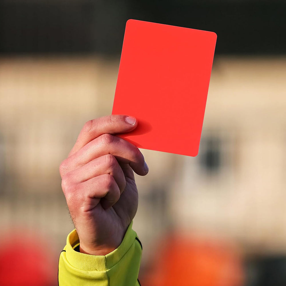 10Pcs Soccer Referee Red and Yellow Penalty Cards Set