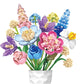 888PCS Botanical Collection Building Block Toy Flower Bouquet Building Set