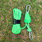 Portable Adjustable Fix Tent Pulley Camping Rope Quick Setup Outdoor Guy Lines For Canopy Kayak