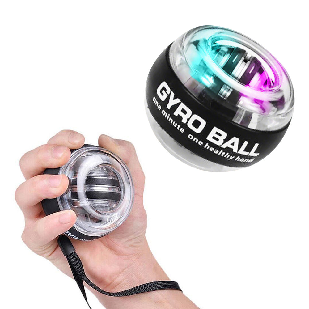 6 Colors LED Gyroscope Wrist Exercise Ball Strength Trainer Muscle Training