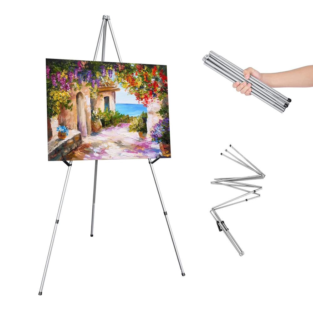 Foldable Metal Easel Stand Tripod Display Stand