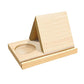 Portable Wooden Triangle Bookshelf Book Stand Holder